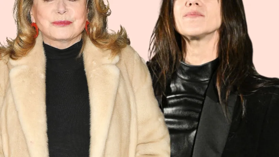Fashion week : Catherine Deneuve, Charlotte Gainsbourg... les stars en nombre au défilé Saint Laurent