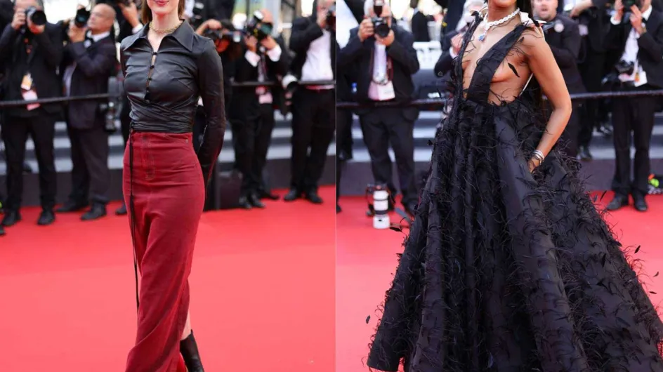Cannes 2022 : Naomi Campbell ultra-sexy, Charlotte Le Bon pétillante pour la montée des marches du soir