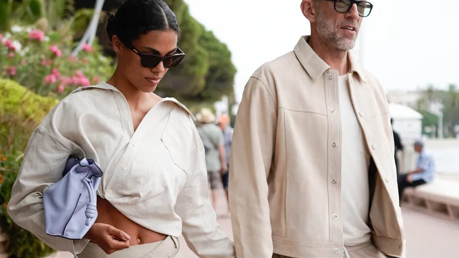 Cannes 2022 : Vincent Cassel et Tina Kunakey, couple glamour et complice sur la Croisette