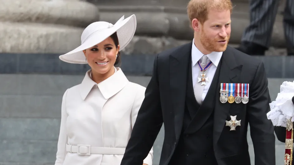 Jubilé d&#039;Elizabeth II : Meghan Markle ultra-chic dans une robe manteau blanche