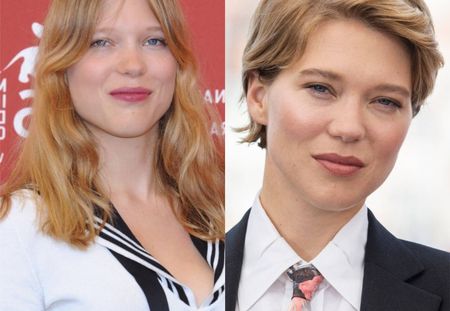 Adele Exarchopoulos & Lea Seydoux in Louis Vuitton at the Icones de lArt  Moderne Opening