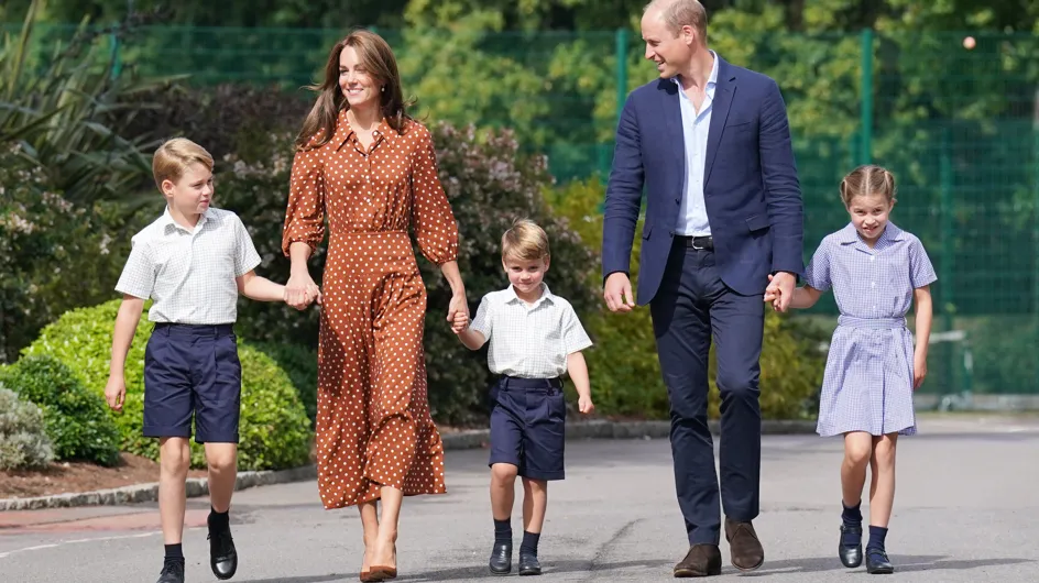 PHOTOS. Kate et William : George, Louis et Charlotte font leur rentrée dans leur nouvelle école