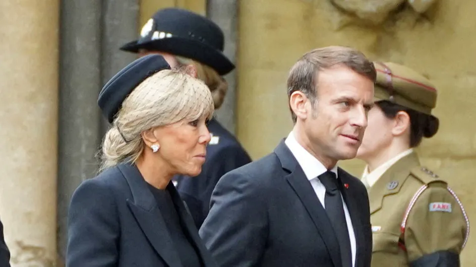 PHOTOS. Brigitte Macron : découvrez sa coiffure pour rendre hommage à Elizabeth II