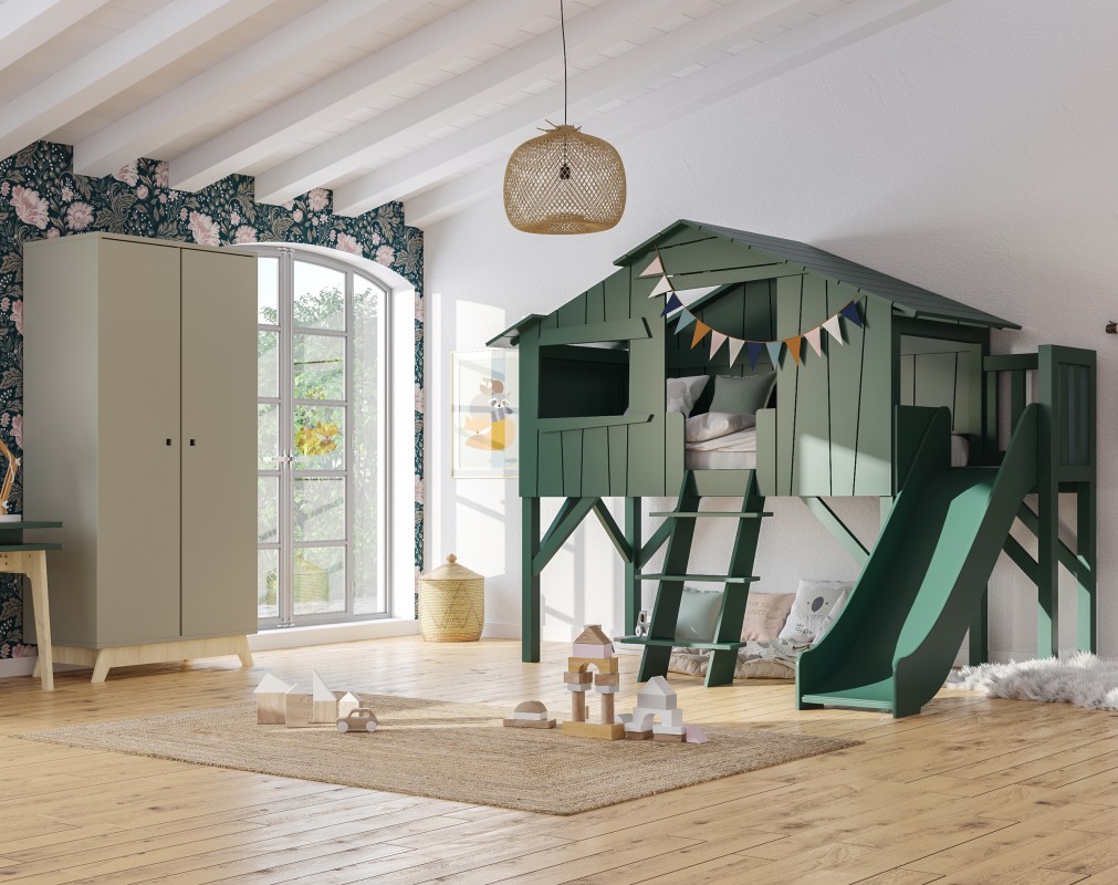 Le lit cabane enfant: le rêve de tous les petits aventuriers