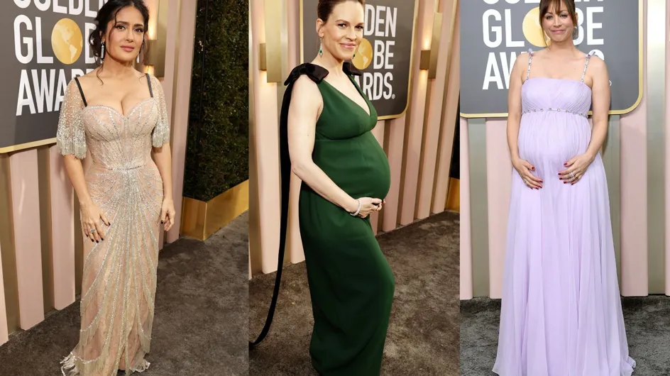 PHOTOS. Golden Globes : Hilary Swank, Kaley Cuoco, Claire Danes... Les stars affichent leur baby-bump !