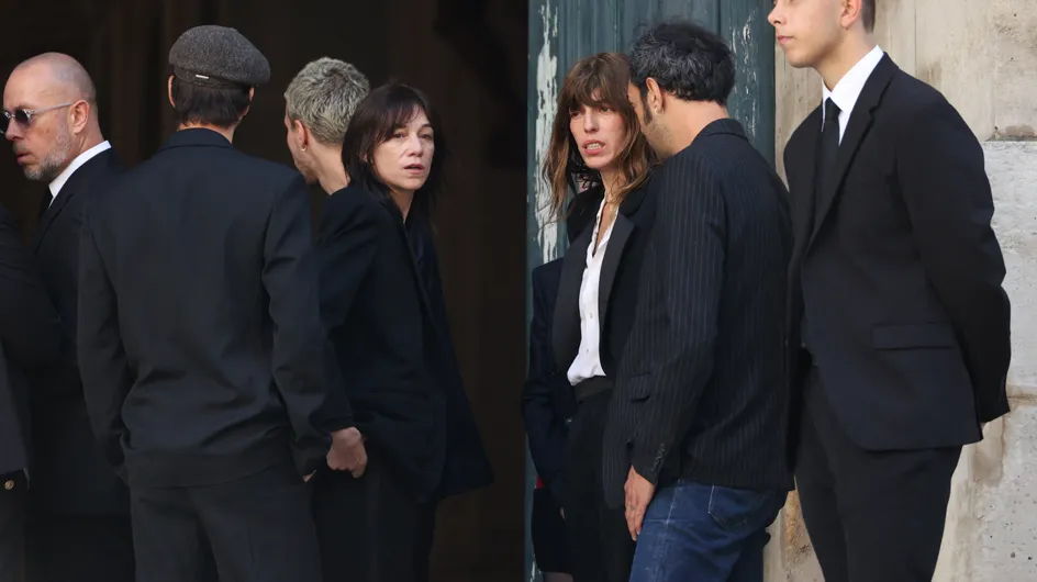 PHOTOS. Obsèques de Jane Birkin : Lou Doillon et Charlotte Gainsbourg en pleurs...