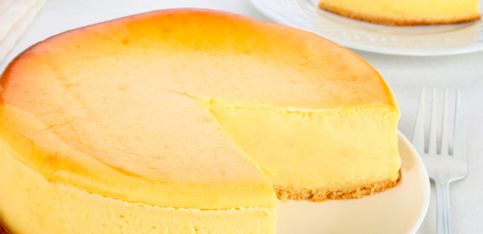 Fácil y con 3 ingredientes: suflé de tarta de queso