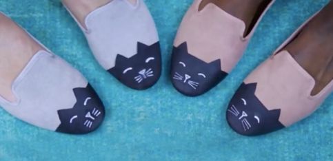 DIY: ¡zapatos de gatito al más puro estilo Marc Jacobs!