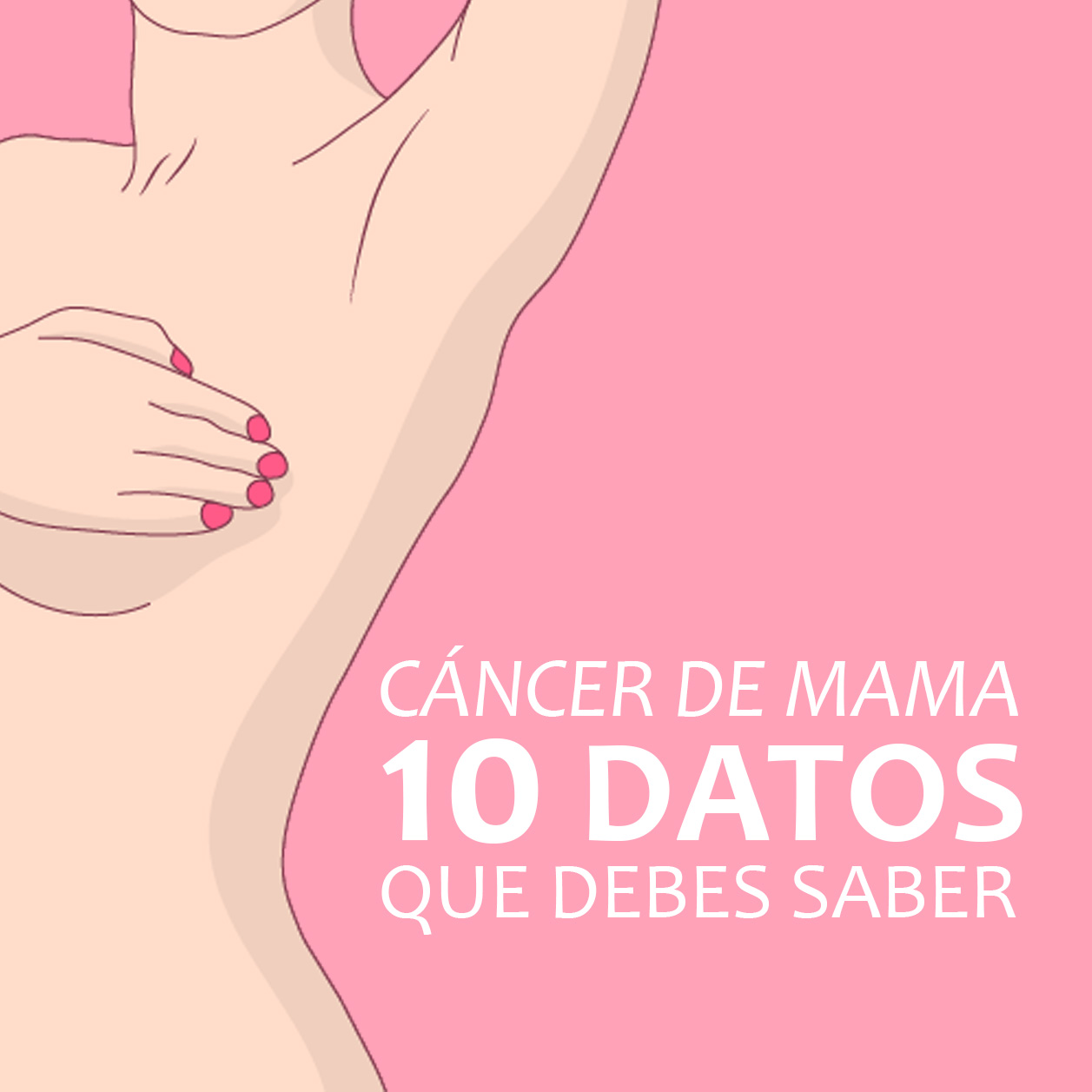 Resultado de imagen para cancer de mama datos importantes