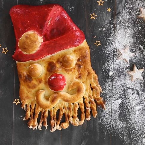 Receta de Navidad: pan de Papá Noel