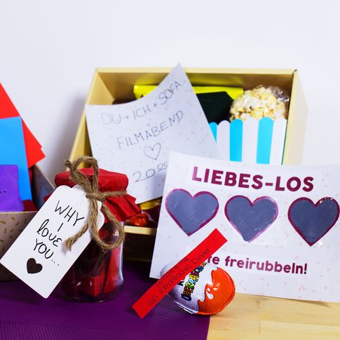 Geschenke zum Valentinstag: 5 romantische DIY-Ideen