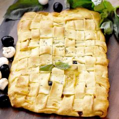 Angeber-Rezept: Geflochtene Pizzatasche