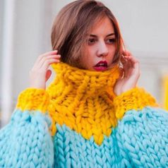 Cómo combinar los chunky knits