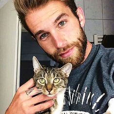 Hombres sexys y gatitos, la combinación perfecta