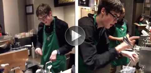 ¡Este chico autista ve su sueño de trabajar de barista hecho realidad!