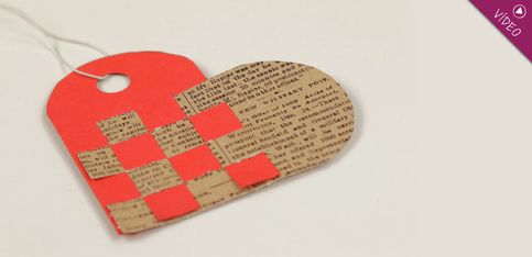 DIY San Valentin: ¿cómo hacer un colgante de corazón bicolor?