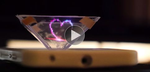 ¡Cómo hacer un holograma casero con el móvil!