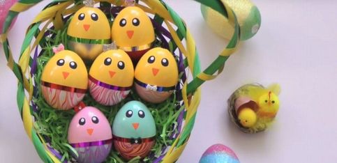 ¡Originales huevos pintados para Pascua!