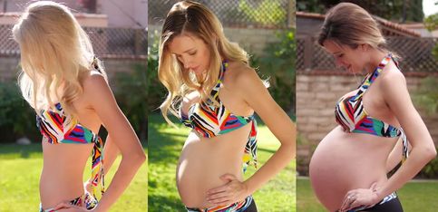 Fascinante: ¡progreso de un embarazo hasta las 39 semanas!