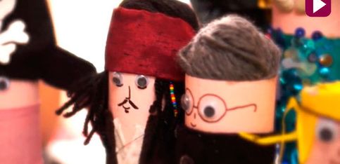 DIY con niños: ¡te enseñamos a hacer las marionetas de sus personajes favoritos!
