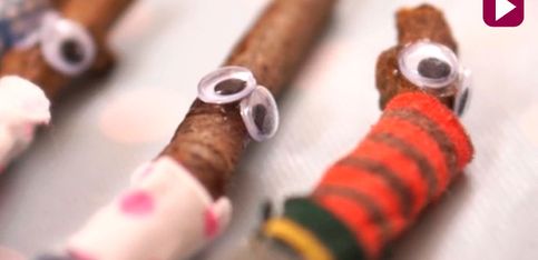 DIY con niños: cómo hacer muñequitos de palo