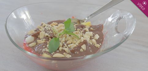 Chocoberry mix, un postre delicioso y muy saludable