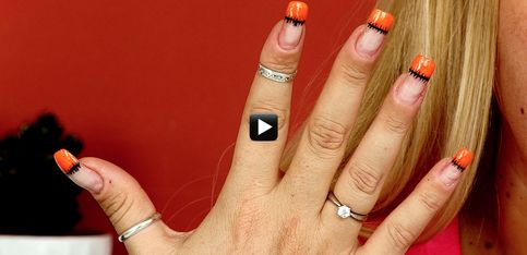 Nail Art Halloween video edition: le unghie-zucca