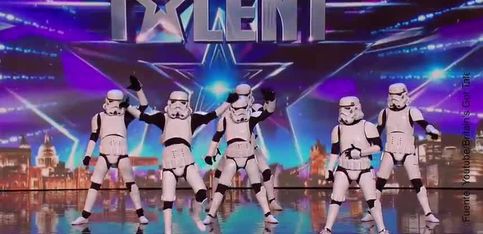 Para las amantes de Star Wars: ¡soldados imperiales al ritmo de la música!