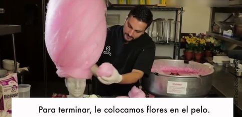 María Antonieta se convierte en un postre de algodón de azúcar