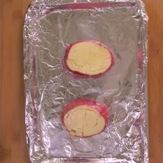 Delicioso: patatas al horno con queso y beicon