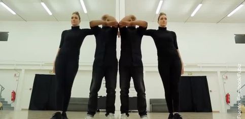 Sincronización perfecta: baile con ilusión óptica