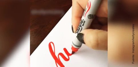 El arte de escribir bonito llega a Instagram