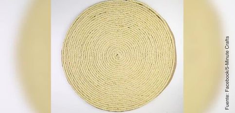 DIY: alfombra hecha con cuerda