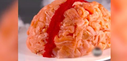 Japonés para Halloween: ¡cerebro de sushi!