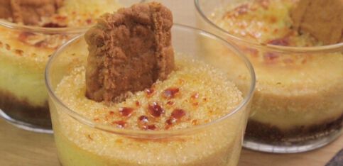Tarta de queso á la crème brûlée, ¡para los paladares más dulces!