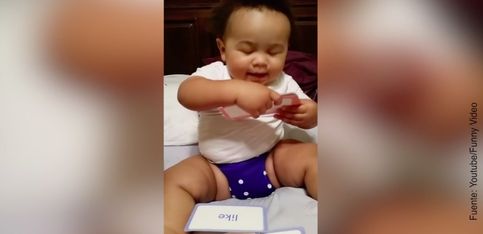 Alucinante: ¡este bebé ya sabe leer!