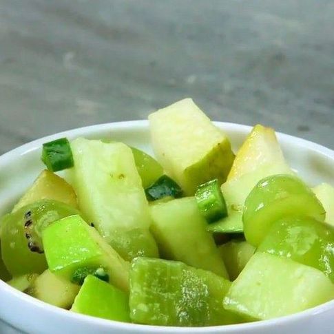 Salada de frutas verde: aprenda a fazer