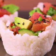 Aprenda a fazer copinhos de sushi