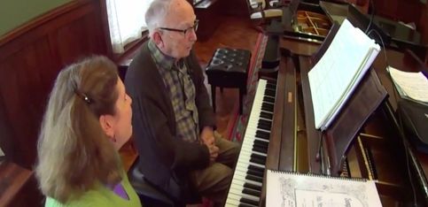 ¡Un pianista con 93 años!