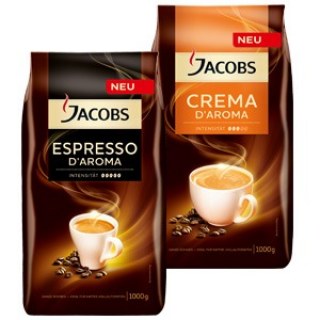 Crema D`Aroma und Espresso D`Aroma Jacobs