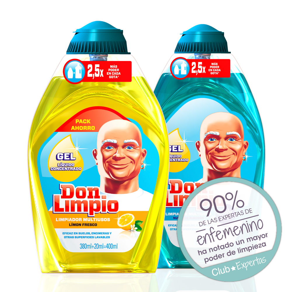 Don Limpio limpiador nubes de algodón + limpiador baño pack ahorro pack 2  botella 1,5 l