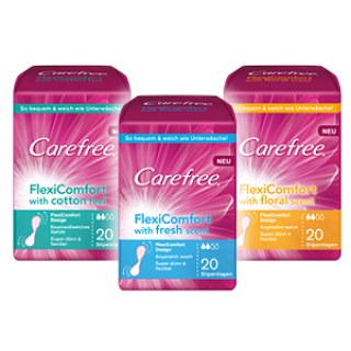 Carefree® FlexiComfort Slipeinlage Carefree®