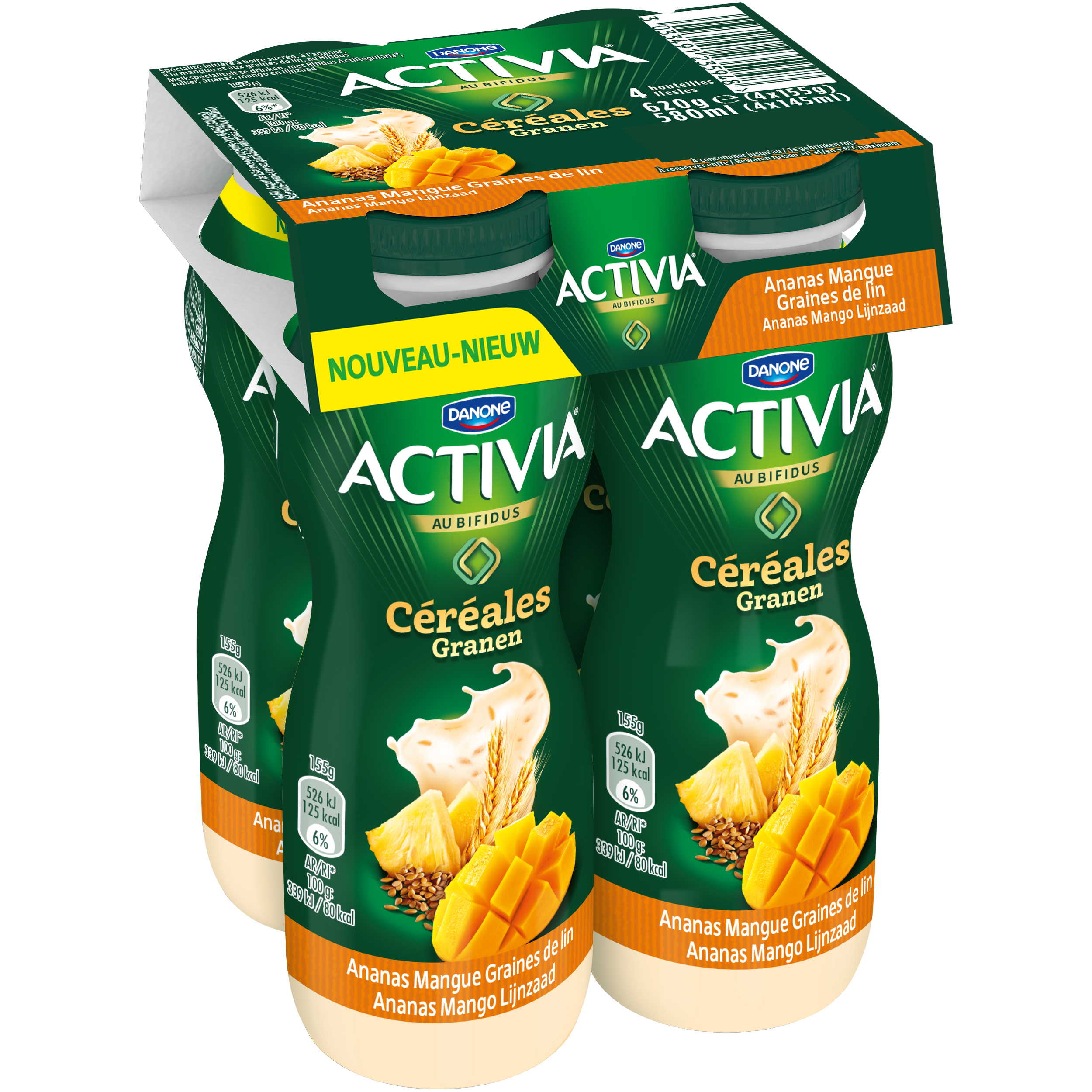 Activia Céréales Quinoa Noisette, Activia - Avis et Tests