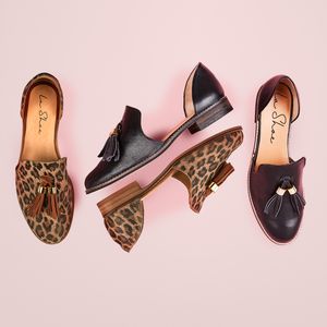 Slipper mit Troddeln Leo Braun oder Schwarz LaShoe Test Schuhe von LaShoe für Frauen günstig online kaufen bei