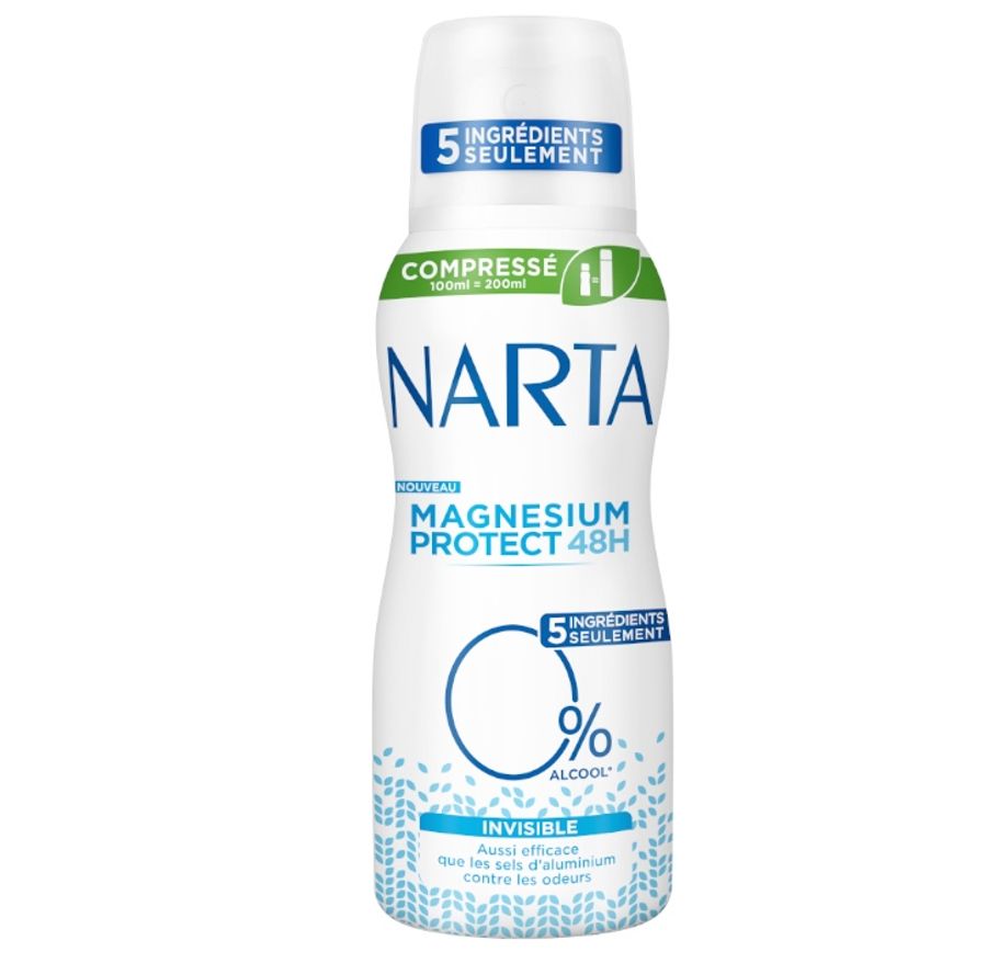 Déodorant compressé Magnésium Protect 48H Invisible Femme, Narta Avis