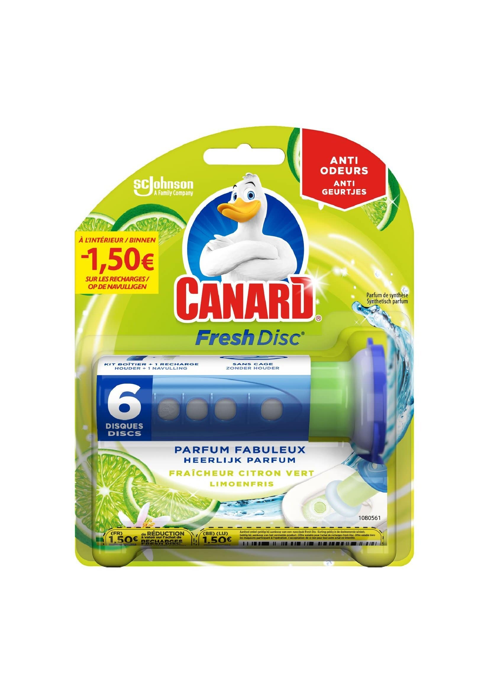 Canard Fresh Disc Fraîcheur Citron Vert Canard wc - aufeminin