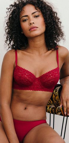 40 ensembles de lingerie rouge sexy