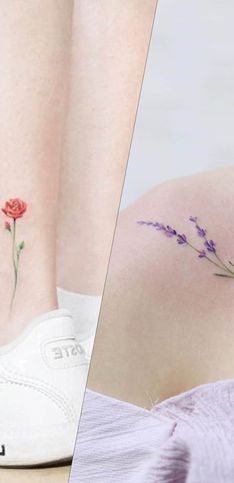 30 motifs floraux qui nous font craquer pour les tatouages minimalistes
