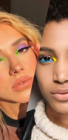 Touche de couleur au coin des yeux : la tendance make-up du moment