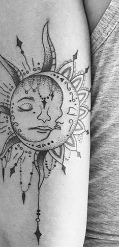 Nos idées de tatouages soleil pour réchauffer sa peau
